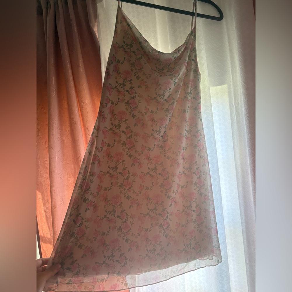 Floral Sheer Dress